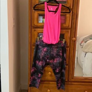 Forever 21 leggings w/ mesh detail